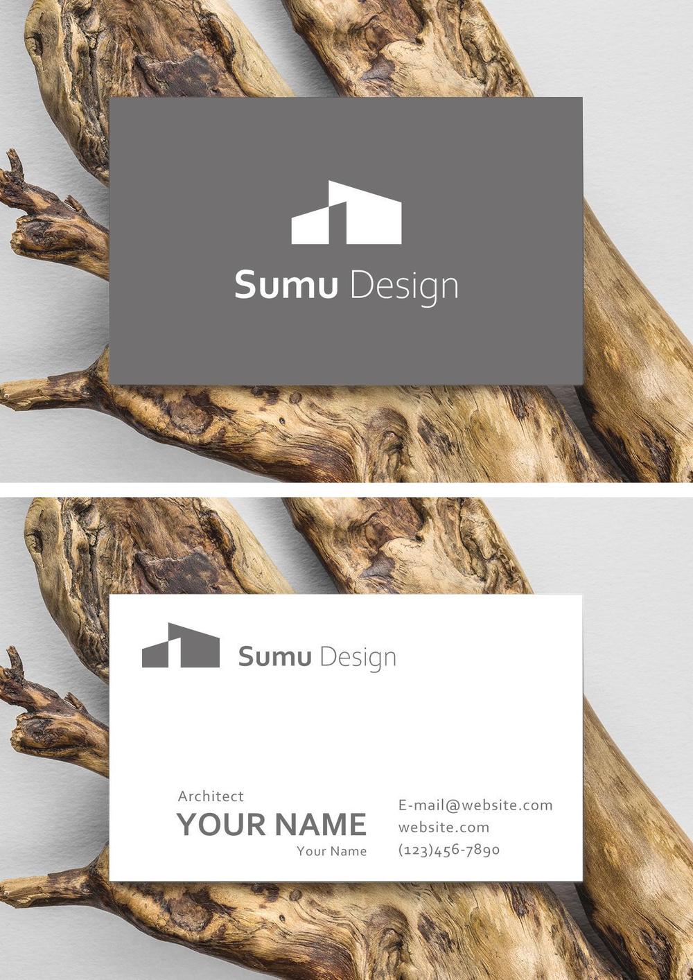 建築・インテリアデザイン会社　Sumu Designのロゴ作成依頼