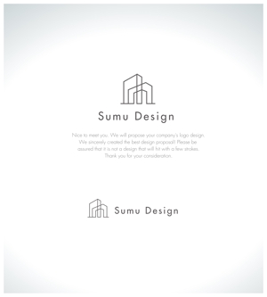 RYUNOHIGE (yamamoto19761029)さんの建築・インテリアデザイン会社　Sumu Designのロゴ作成依頼への提案