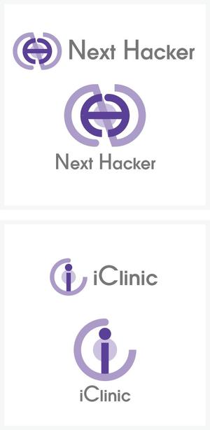 tacit_D (tacit_D)さんのIT企業「Next Hacker」、次世代クリニック「iClinic」のロゴ作成依頼への提案