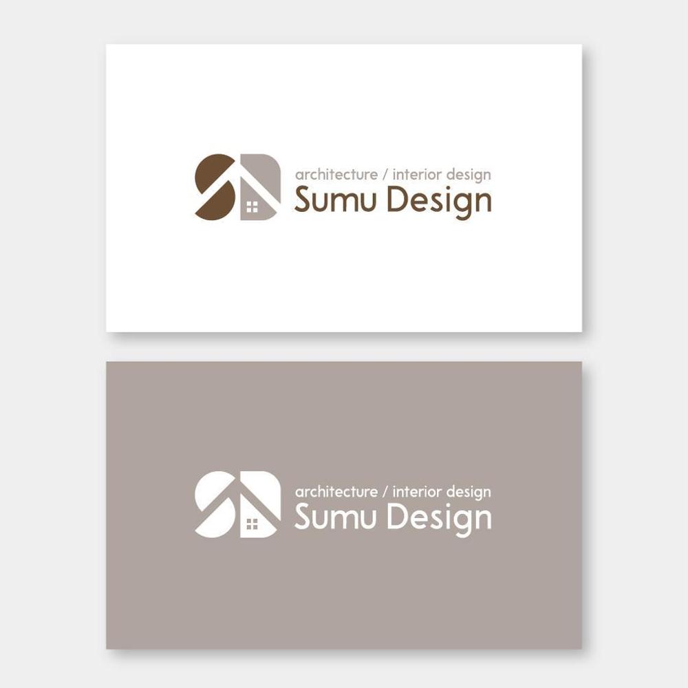 建築・インテリアデザイン会社　Sumu Designのロゴ作成依頼