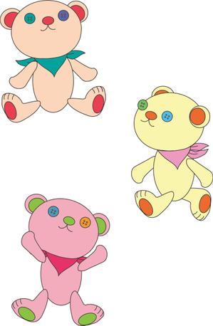YukieFu (motchyan)さんの萌え可愛いインテリア雑貨風熊のキャラクターデザインへの提案
