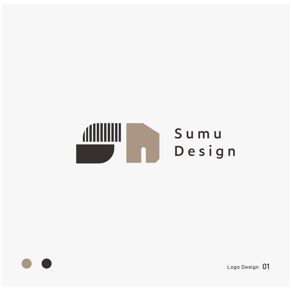 建築・インテリアデザイン会社　Sumu Designのロゴ作成依頼