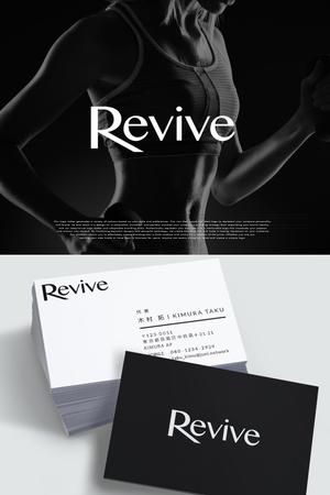 YOO GRAPH (fujiseyoo)さんのトレーニングジム　「Ｒevive」のロゴへの提案