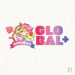 JUN (aus-jun)さんの国際結婚サポートチーム「 AIマッチング global+ 」サービスブランドのロゴへの提案