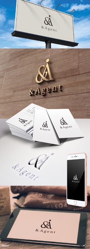 k_31 (katsu31)さんの高級婚活サイト【&agent】のロゴへの提案