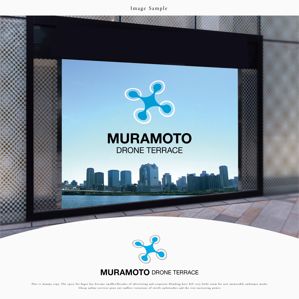 ドローンパーク「MURAMOTO　DRONE　TERRACE」のロゴ