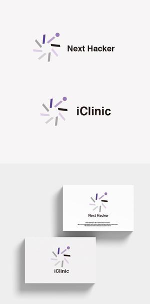mg_web (mg_web)さんのIT企業「Next Hacker」、次世代クリニック「iClinic」のロゴ作成依頼への提案