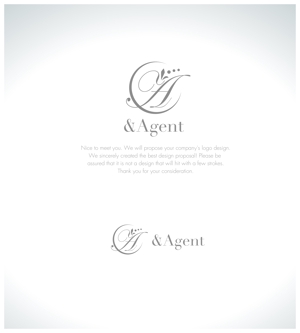 RYUNOHIGE (yamamoto19761029)さんの高級婚活サイト【&agent】のロゴへの提案