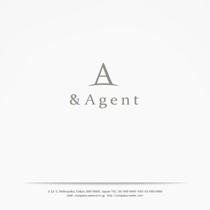 H-Design (yahhidy)さんの高級婚活サイト【&agent】のロゴへの提案