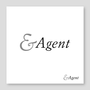 samasaさんの高級婚活サイト【&agent】のロゴへの提案