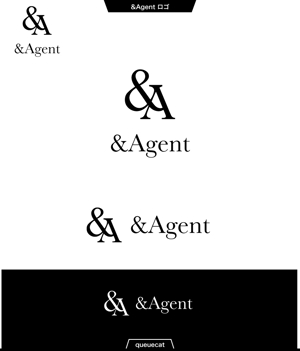 queuecat (queuecat)さんの高級婚活サイト【&agent】のロゴへの提案