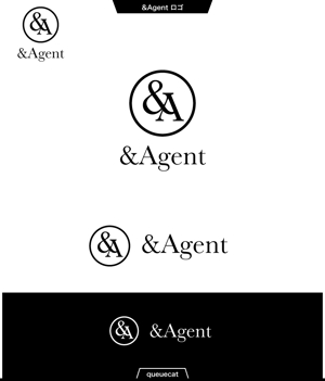 queuecat (queuecat)さんの高級婚活サイト【&agent】のロゴへの提案