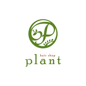サクタ (Saku-TA)さんの「hair shop   plant」のロゴ作成への提案