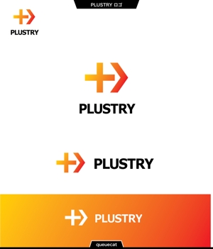queuecat (queuecat)さんの株式会社PLUSTRY　の会社　ロゴへの提案