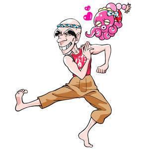 riobi (riobi)さんの【継続依頼有り】たこ専門ECサイトのキャラクター募集◆70年代スポーツ漫画風ガンコ職人キャラへの提案
