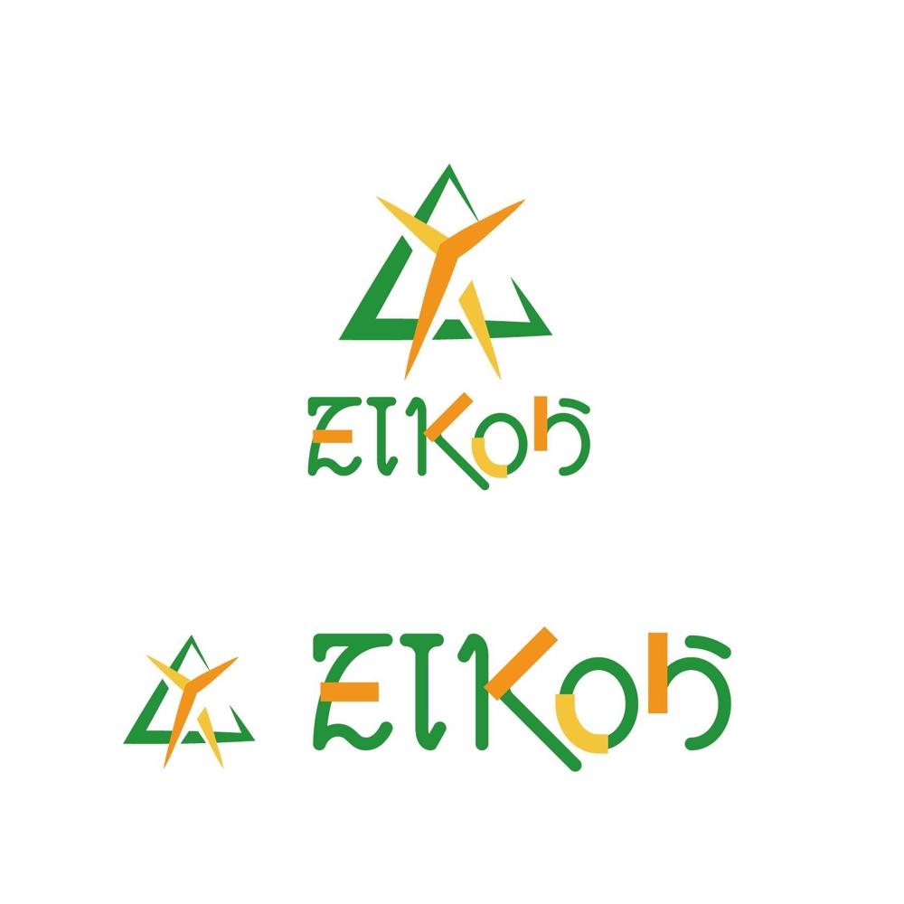 トライアングル健康法サロン『EIKOH』のロゴ