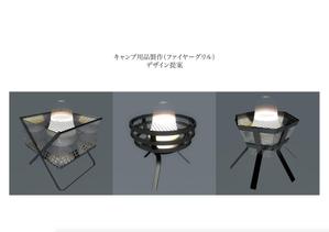 アサカワ　ノブ (ASAKAWA-NOB)さんのキャンプ用品製作（ファイヤーグリル）希望　※その他キャンプ用品の提案も募集中への提案