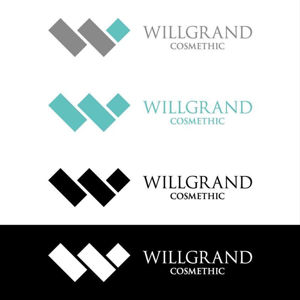 「WILLGRAND　COSMETICS」のロゴ作成