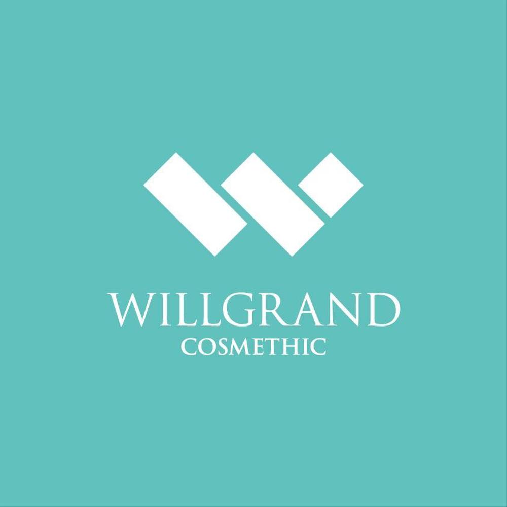 「WILLGRAND　COSMETICS」のロゴ作成