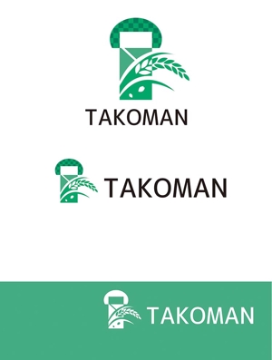 田中　威 (dd51)さんの菓子店の「TAKOMAN　FARM　PROJECT」のロゴへの提案
