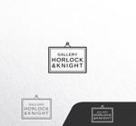 ELDORADO (syotagoto)さんの『GALLERY HORLOCK & KNIGHT』のロゴ作成ご協力依頼への提案