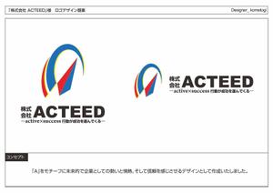 kometogi (kometogi)さんの「株式会社  Acteed   , 株式会社  ACTEED」のロゴ作成への提案