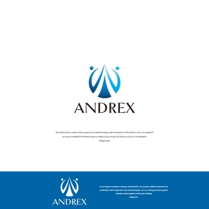 design vero (VERO)さんのコンサルティング事業のサイトのANDREXのロゴへの提案
