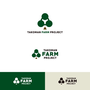 Kei Miyamoto (design_GM)さんの菓子店の「TAKOMAN　FARM　PROJECT」のロゴへの提案