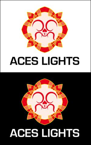 結び開き (kobayasiteruhisa)さんのアパレルブランド「ACES LIGHTS」のロゴへの提案