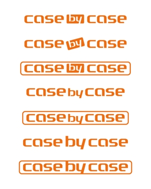 tsujimo (tsujimo)さんの「 case by case 」のロゴ作成への提案
