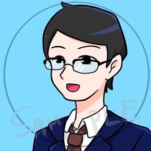 とんてぃ (bonne_nuit72)さんの人物（士業・社長・会社員・学生）のイラスト（アイコン風）４点への提案