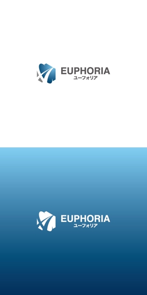 ヘッドディップ (headdip7)さんの保険代理店業　「ユーフォリア」のロゴへの提案