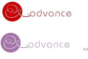 arc design (kanmai)さんの「E-advance」のロゴ作成への提案