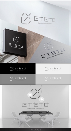 Cobalt Blue (Cobalt_B1ue)さんのアウトドアブランド「ETETO」のロゴへの提案