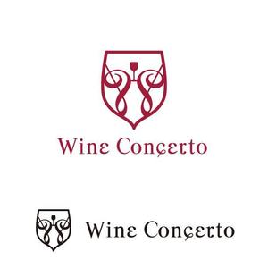 J wonder (J-wonder)さんの「Wine Concerto」のロゴ作成への提案