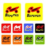 月極めバイク駐輪場「Bururun」」のロゴ作成の副業・在宅・フリー