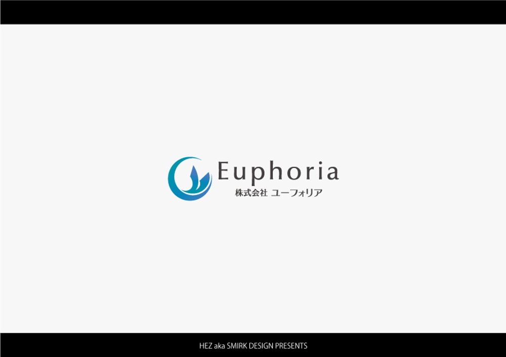 保険代理店業　「ユーフォリア」のロゴ