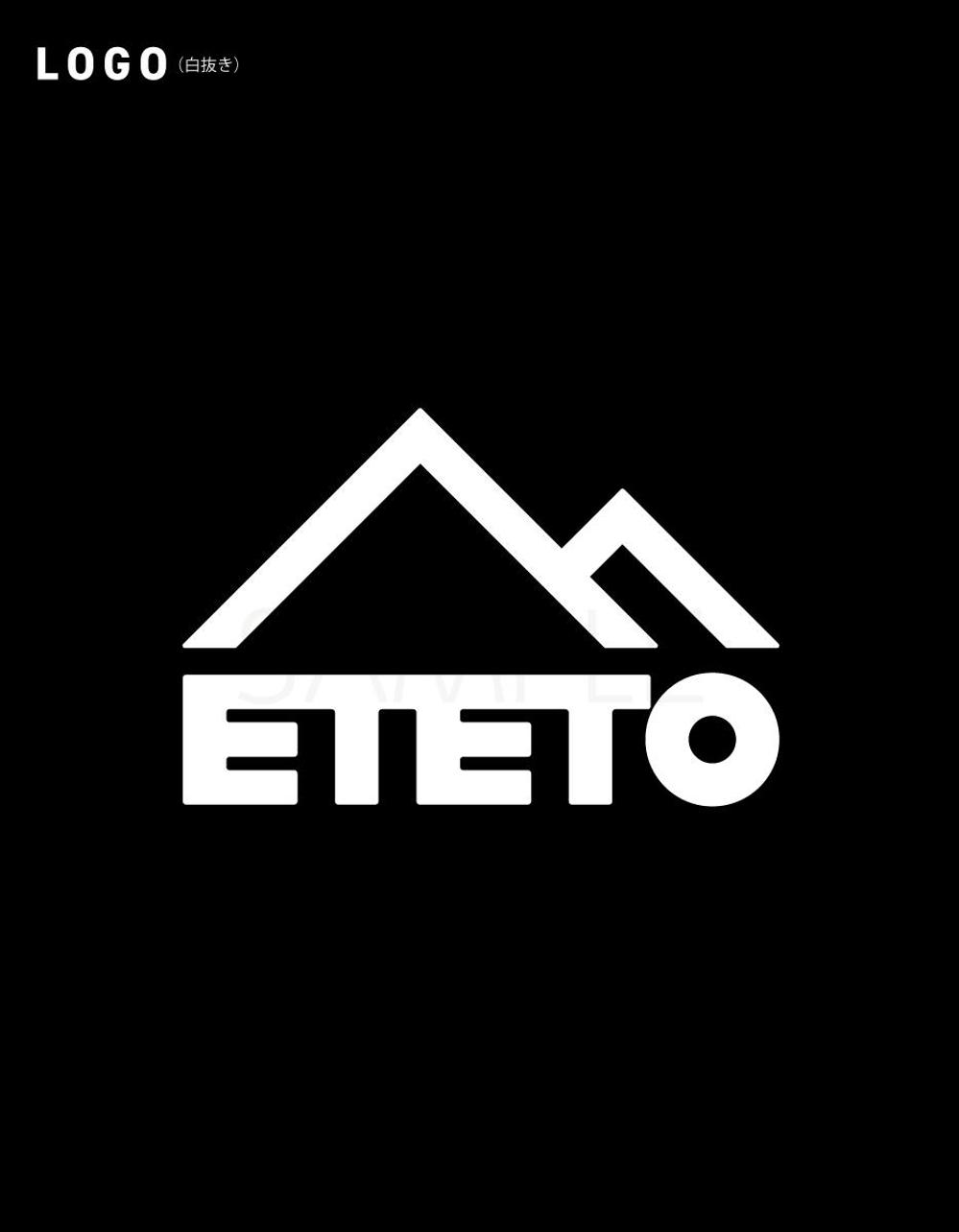 アウトドアブランド「ETETO」のロゴ