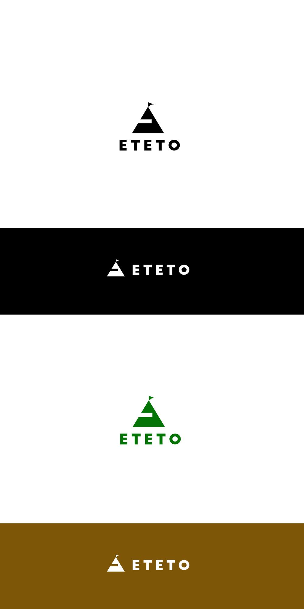 アウトドアブランド「ETETO」のロゴ