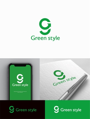 eldordo design (eldorado_007)さんのテレワークオフィス　「Green style」のロゴ制作への提案