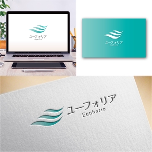 Hi-Design (hirokips)さんの保険代理店業　「ユーフォリア」のロゴへの提案
