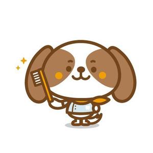 Jelly (Jelly)さんの歯科医院のキャラクターデザイン「キャバリア犬」への提案