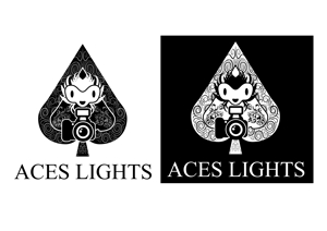 hamingway (hamingway)さんのアパレルブランド「ACES LIGHTS」のロゴへの提案