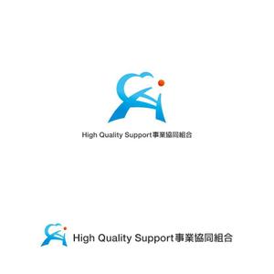 marutsuki (marutsuki)さんの技能実習生受け入れ事業協同組合「High Quality Support事業協同組合」のロゴへの提案