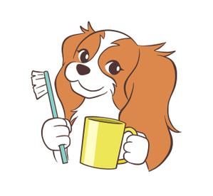 mamekoro (leela_t)さんの歯科医院のキャラクターデザイン「キャバリア犬」への提案