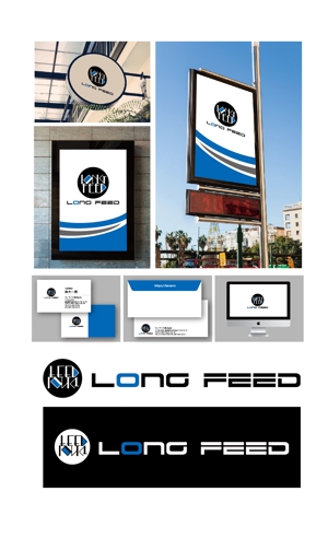King_J (king_j)さんのデジタルハードロックバンド「LONG FEED」のロゴ制作依頼への提案