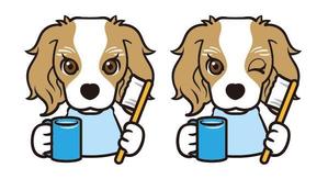 コバタ ()さんの歯科医院のキャラクターデザイン「キャバリア犬」への提案