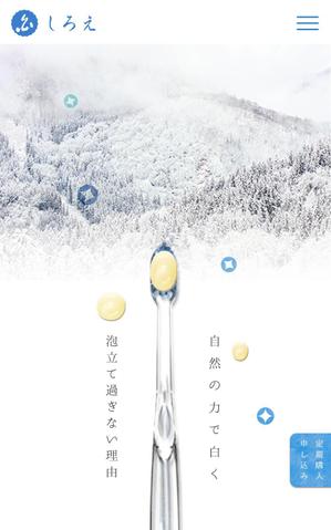 Lilic-Lick (lilic-lick)さんの【FV制作】「ホワイトニング歯磨き粉」定期購入LPのファーストビュー【和をイメージ・白基調・美しい】への提案