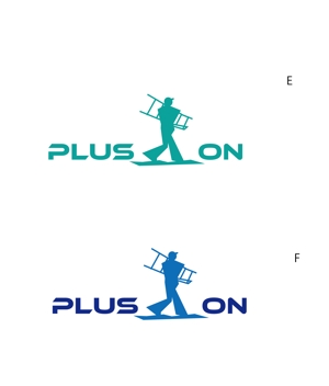 arc design (kanmai)さんの株式会社　PLUS　ON　のロゴへの提案
