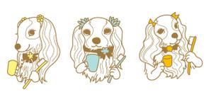 サト (sato_jackcat)さんの歯科医院のキャラクターデザイン「キャバリア犬」への提案